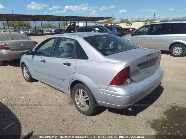 1FAFP34P83W199353 - 2003 FORD FOCUS SE/SE COMFORT/SE SPORT SILVER photo 3