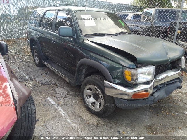 JT3GN86RXT0018759 - 1996 TOYOTA 4RUNNER SR5 GREEN photo 1