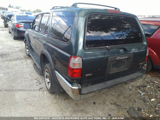 JT3GN86RXT0018759 - 1996 TOYOTA 4RUNNER SR5 GREEN photo 3