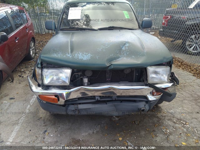 JT3GN86RXT0018759 - 1996 TOYOTA 4RUNNER SR5 GREEN photo 6