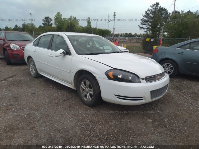 2G1WA5E33E1152852 - 2014 CHEVROLET IMPALA LIMITED LS WHITE photo 1