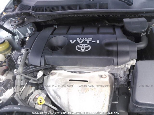 4T1BF3EK1AU526436 - 2010 TOYOTA CAMRY SE/LE/XLE GREEN photo 10