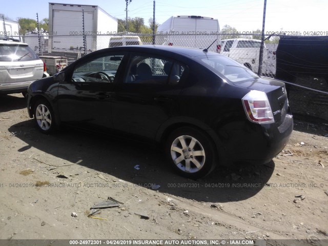 3N1AB61E27L684027 - 2007 NISSAN SENTRA 2.0/2.0S/2.0SL BLACK photo 3