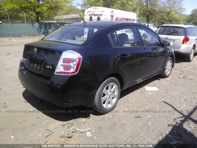 3N1AB61E27L684027 - 2007 NISSAN SENTRA 2.0/2.0S/2.0SL BLACK photo 4