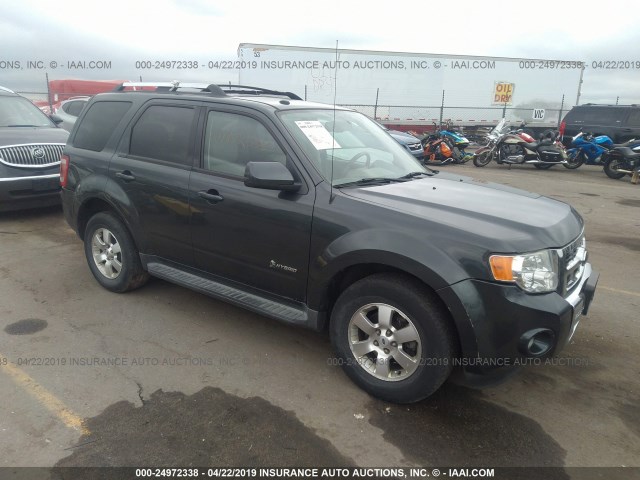 1FMCU59399KB87599 - 2009 FORD ESCAPE HYBRID GRAY photo 1