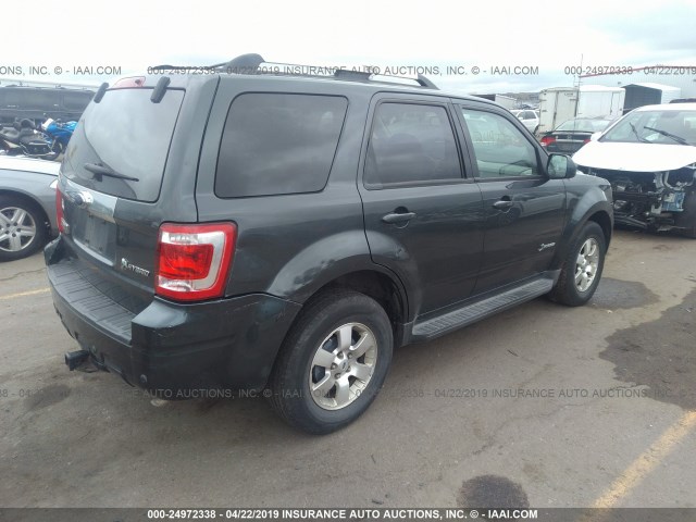 1FMCU59399KB87599 - 2009 FORD ESCAPE HYBRID GRAY photo 4