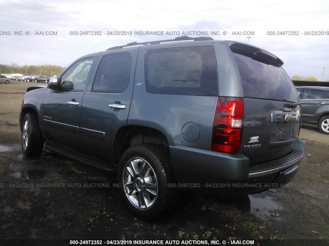 1GNFK33099J123246 - 2009 CHEVROLET TAHOE K1500 LTZ BLUE photo 3