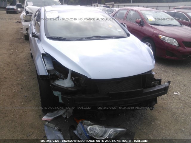 KMHDH4AE2DU668579 - 2013 HYUNDAI ELANTRA GLS/LIMITED BLUE photo 6