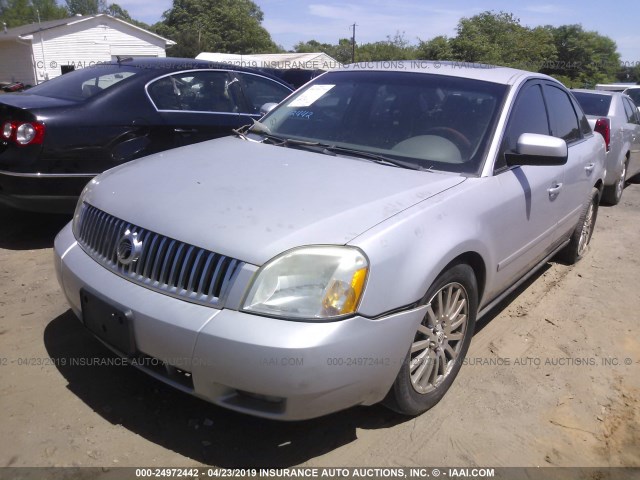 1MEHM421X5G600865 - 2005 MERCURY MONTEGO PREMIER SILVER photo 2