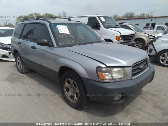 JF1SG63673H715070 - 2003 SUBARU FORESTER 2.5X GRAY photo 1