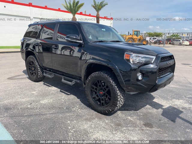 JTEBU5JR2J5545107 - 2018 TOYOTA 4RUNNER SR5 PREM/LTDL/TRAIL/TRD BLACK photo 1