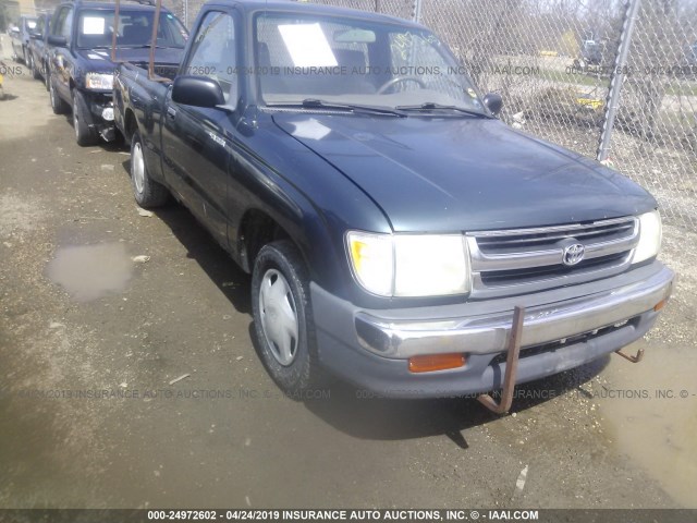 4TANL42N7WZ072665 - 1998 TOYOTA TACOMA GREEN photo 1