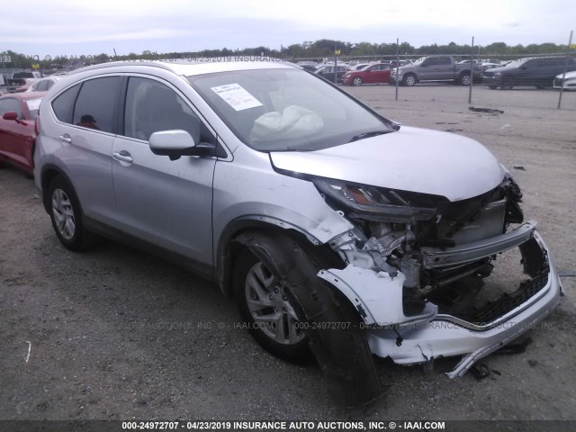 2HKRM3H75FH531544 - 2015 HONDA CR-V EXL SILVER photo 1