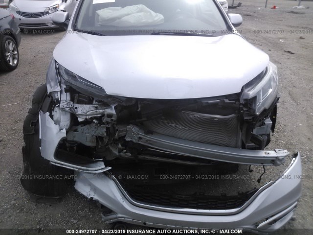 2HKRM3H75FH531544 - 2015 HONDA CR-V EXL SILVER photo 6