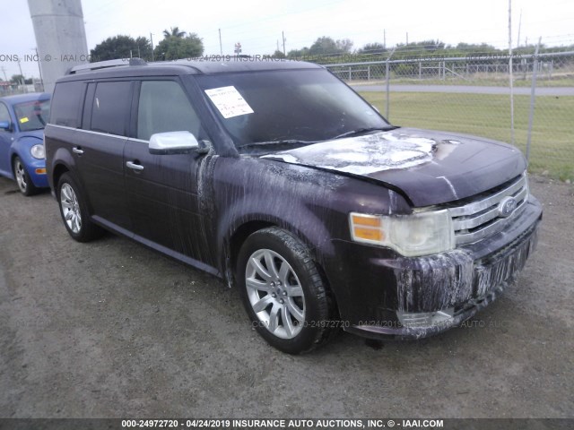 2FMGK5DC5BBD20521 - 2011 FORD FLEX LIMITED PURPLE photo 1