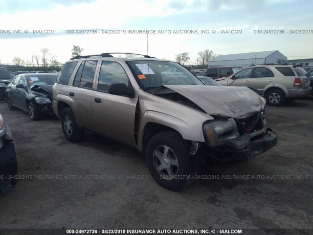 1GNDS13S362113069 - 2006 CHEVROLET TRAILBLAZER LS/LT GOLD photo 1