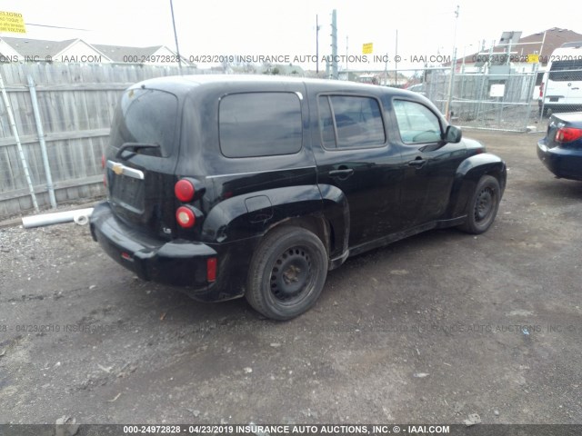 3GNDA13D46S511917 - 2006 CHEVROLET HHR LS Negro foto 4