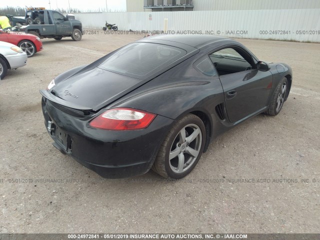 WP0AA29848U760393 - 2008 PORSCHE CAYMAN S BLACK photo 4