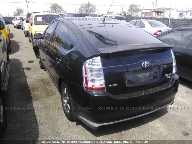 JTDKB20U393467118 - 2009 TOYOTA PRIUS BLACK photo 3