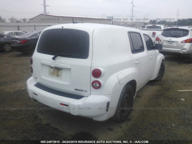 3GNCA13B59S579237 - 2009 CHEVROLET HHR LS Blanco foto 4