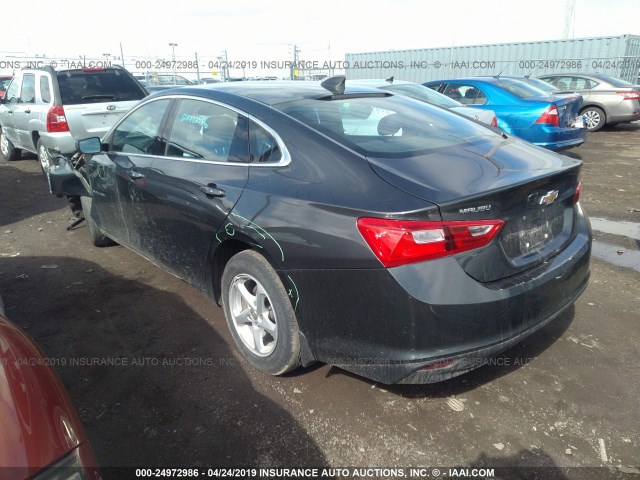 1G1ZB5ST2HF225446 - 2017 CHEVROLET MALIBU LS GRAY photo 3
