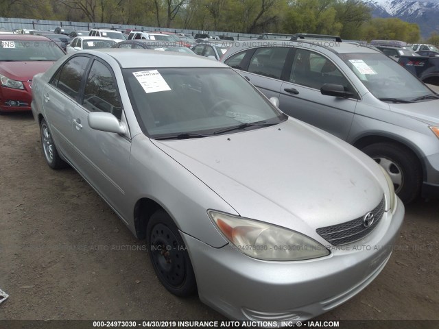 4T1BE32K83U179424 - 2003 TOYOTA CAMRY LE/XLE/SE SILVER photo 1