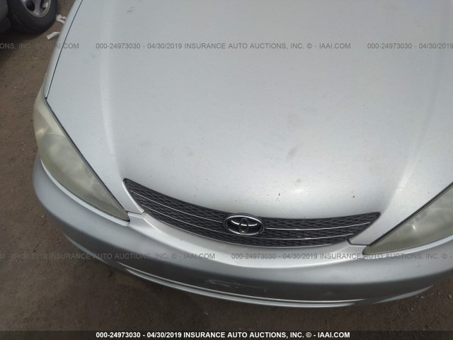 4T1BE32K83U179424 - 2003 TOYOTA CAMRY LE/XLE/SE SILVER photo 6