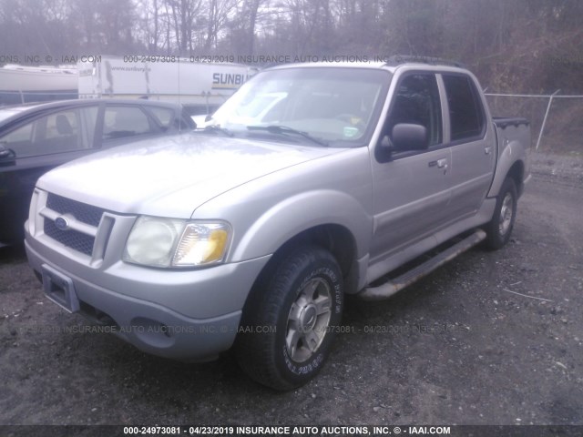 1FMZU77E63UC68727 - 2003 FORD EXPLORER SPORT TR  BEIGE photo 2