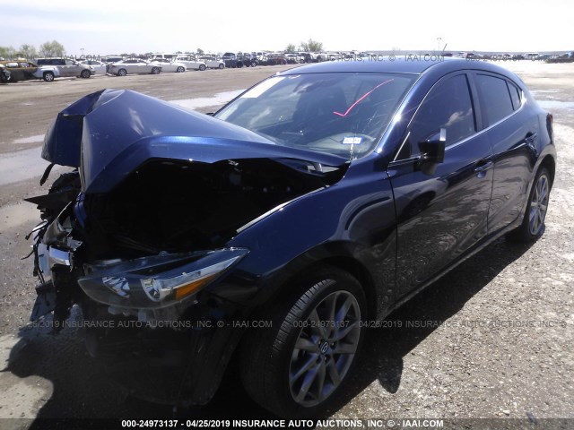 3MZBN1L33JM273158 - 2018 MAZDA 3 TOURING BLUE photo 2