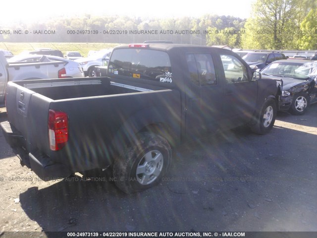 1N6AD07W85C460643 - 2005 NISSAN FRONTIER CREW CAB LE/SE/OFF ROAD BLACK photo 4