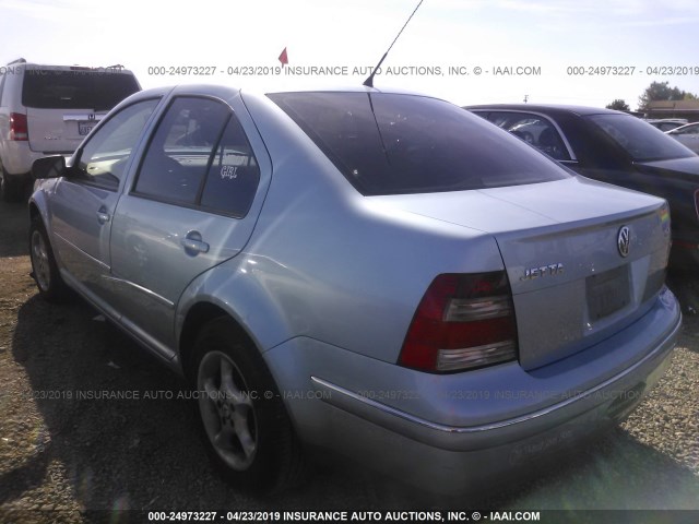 3VWSR69M65M028829 - 2005 VOLKSWAGEN JETTA GLS TDI BLUE photo 3