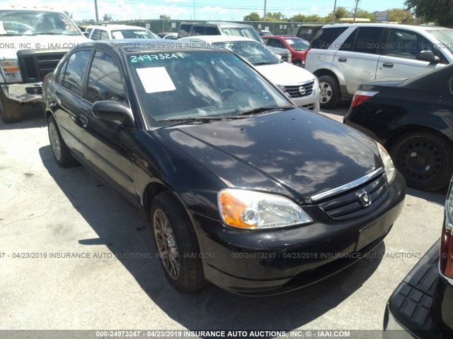 2HGES15183H579165 - 2003 HONDA CIVIC DX BLACK photo 1