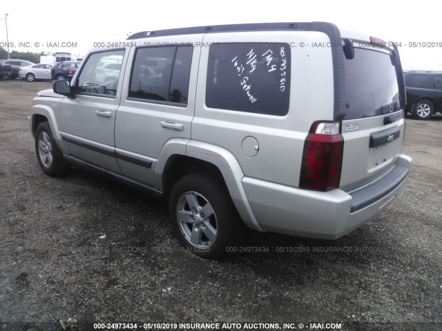 1J8HH48K47C518719 - 2007 JEEP COMMANDER Pewter photo 3