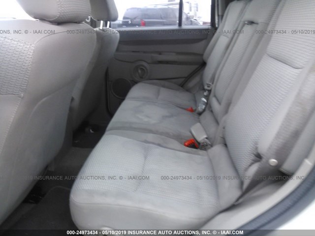 1J8HH48K47C518719 - 2007 JEEP COMMANDER Pewter photo 8