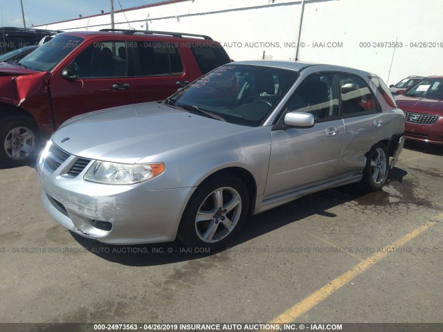 JF4GG61645H057366 - 2005 SAAB 9-2 LINEAR SILVER photo 2