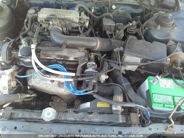 JM1GC2216H1123735 - 1987 MAZDA 626 GREEN photo 10