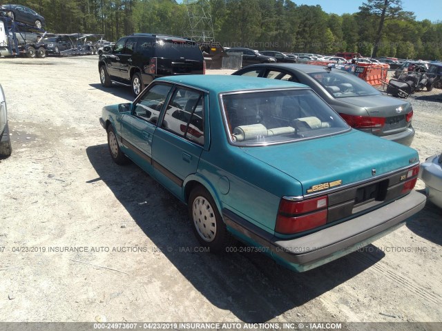 JM1GC2216H1123735 - 1987 MAZDA 626 GREEN photo 3