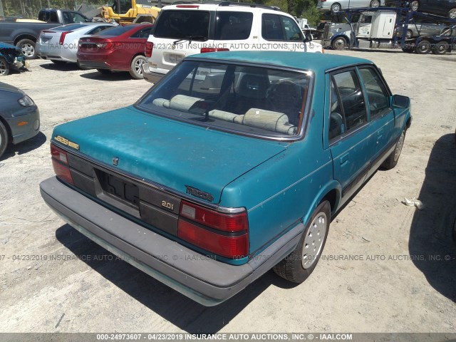 JM1GC2216H1123735 - 1987 MAZDA 626 GREEN photo 4