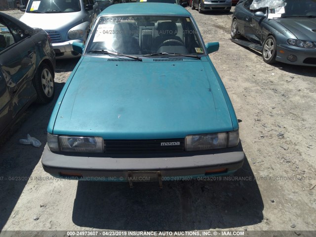 JM1GC2216H1123735 - 1987 MAZDA 626 GREEN photo 6