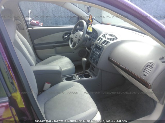 1G1ZT54885F318683 - 2005 CHEVROLET MALIBU LS RED photo 5