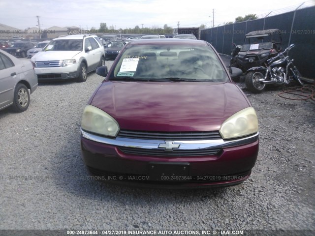 1G1ZT54885F318683 - 2005 CHEVROLET MALIBU LS RED photo 6