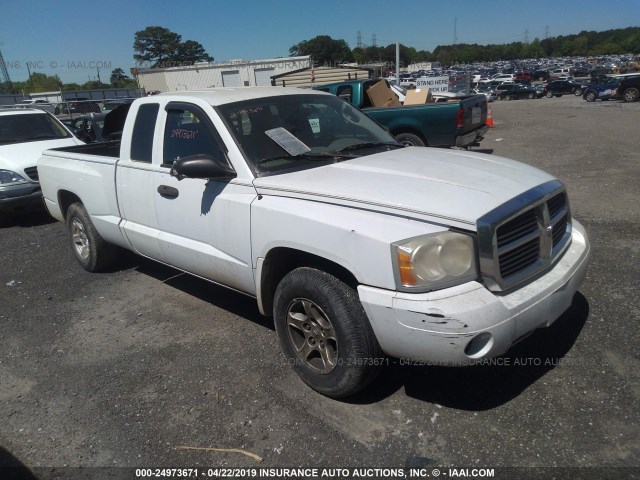 1D7HE42K96S599798 - 2006 DODGE DAKOTA SLT WHITE photo 1