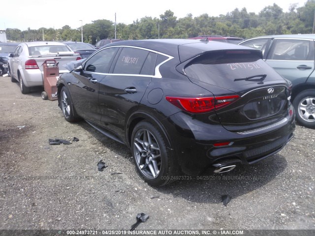 SJKCH5CP0JA005820 - 2018 INFINITI QX30 PURE/ESSENTIAL/LUXE/SPORT BLACK photo 3