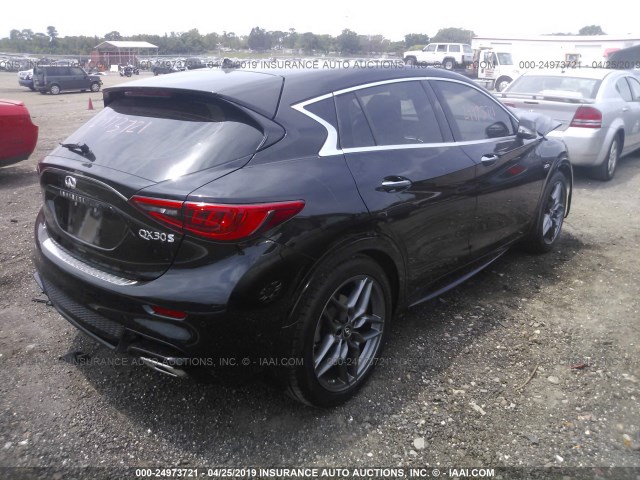 SJKCH5CP0JA005820 - 2018 INFINITI QX30 PURE/ESSENTIAL/LUXE/SPORT BLACK photo 4