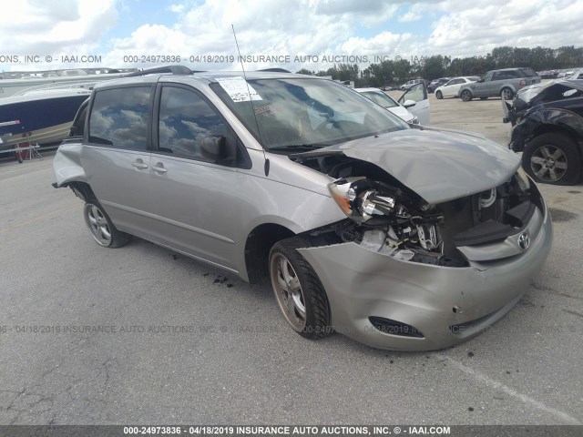 5TDZK23C87S024492 - 2007 TOYOTA SIENNA CE/LE TAN photo 1