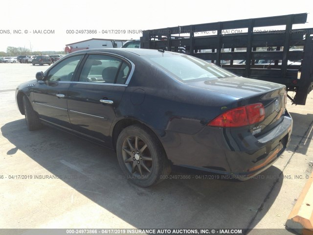 1G4HD57276U152334 - 2006 BUICK LUCERNE CXL BLUE photo 3