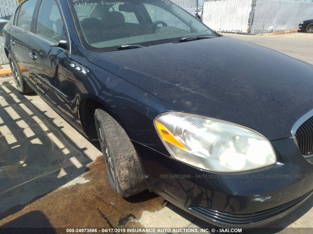 1G4HD57276U152334 - 2006 BUICK LUCERNE CXL BLUE photo 6