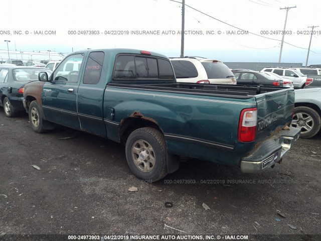 JT4TN14D8W0041681 - 1998 TOYOTA T100 XTRACAB SR5 GREEN photo 3