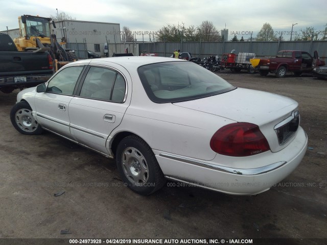 1LNHM97V8YY885733 - 2000 LINCOLN CONTINENTAL  Biały zdjęcie 3
