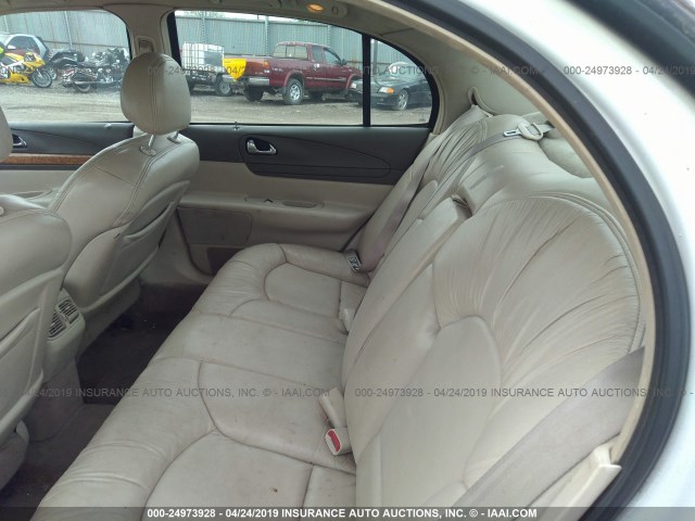 1LNHM97V8YY885733 - 2000 LINCOLN CONTINENTAL  Biały zdjęcie 8